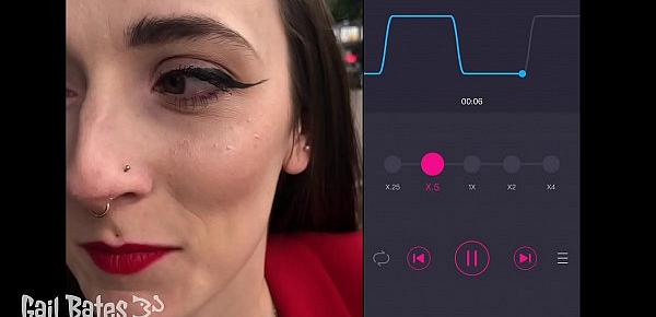  Preview Public remote vibrator play and sex on balcony